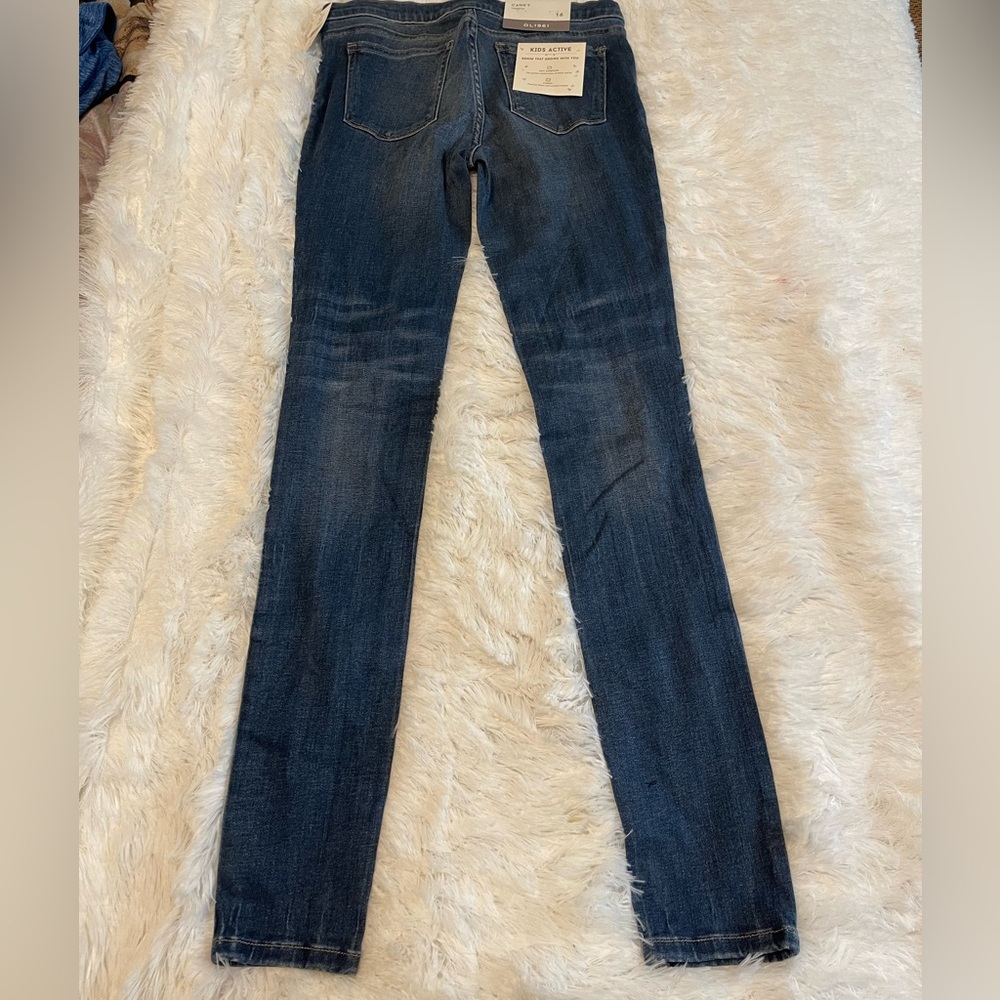 Candy Girl DL1961 Kids Active Pull-On Jeggings Size‎ 16 Denim Pants - Picture 3 of 4